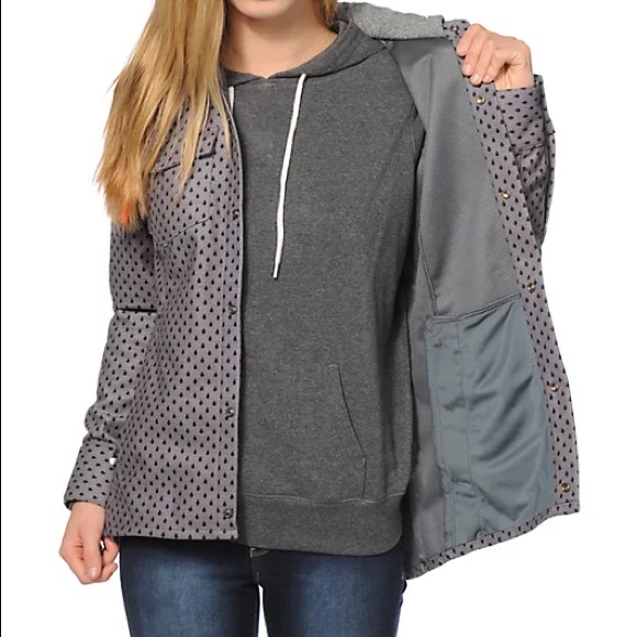 Volcom Circle flannel DWR Tech Fleece jacket - Picture 9 of 14